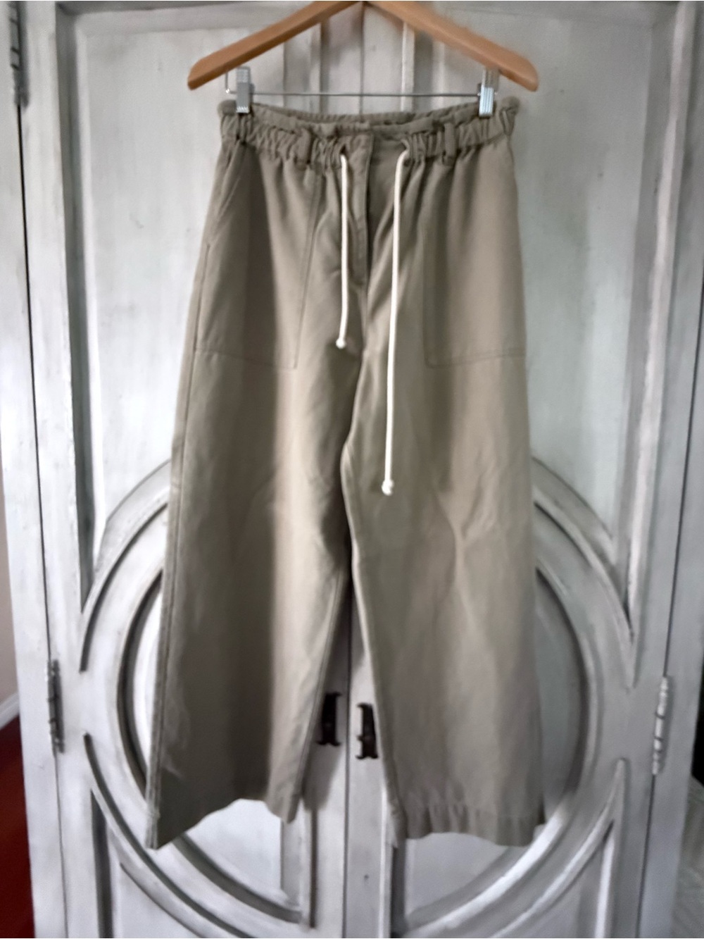 Rails RYAN Wide-Leg Drawstring Pants in Olive